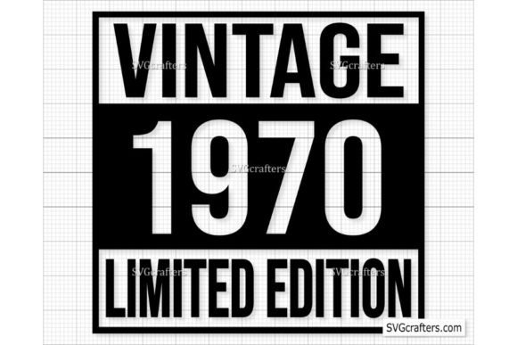 Download Vintage 1970 Svg Png, 52nd Birthday Svg - Vintage Collection
