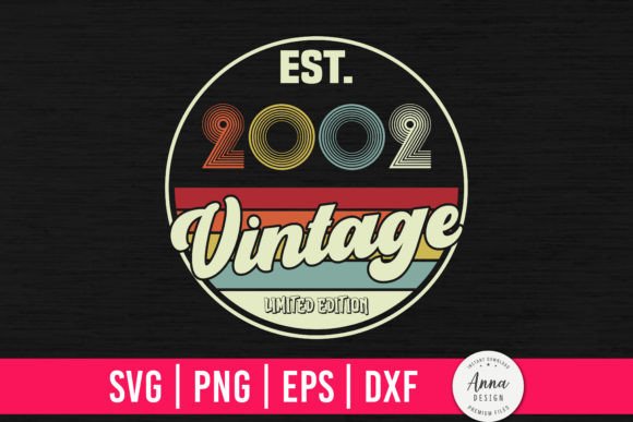 Download Vintage 2002 22th Birthday Gifts - Vintage Collection