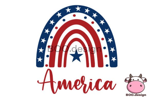 Download 4th of July SVG, America Rainbow SVG - Rainbow svg Collection