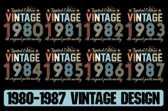 Download 1980-1987 Vintage Unique Design - Vintage Collection