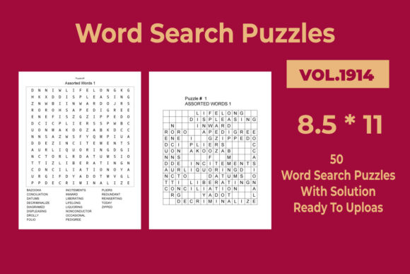 Download Word Search Puzzles Vol 1914 - 1914 Collection