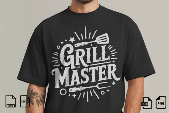 Download Grill Master BBQ Vintage T-Shirt - Vintage Collection