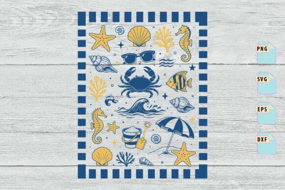 Download Vintage Ocean Life SVG - Vintage Collection