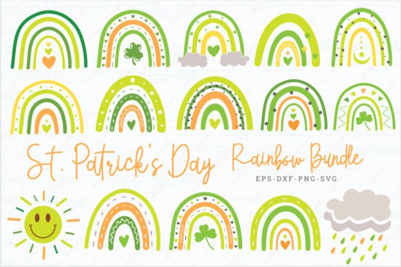 Download St. Patrick's Day Rainbow SVG Bundle. - Rainbow svg Collection