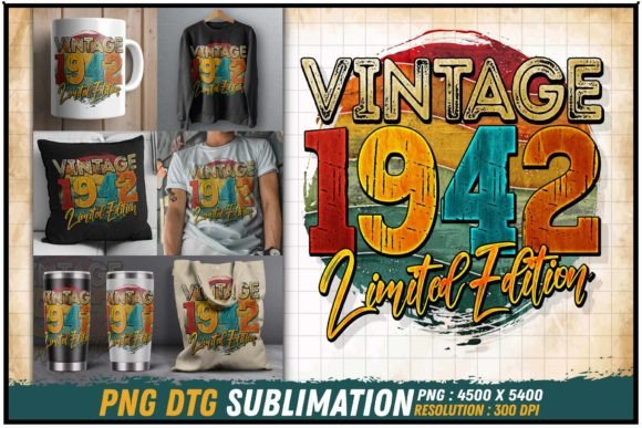 Download Vintage 1942 Limited Edition Retro Round - Vintage Collection