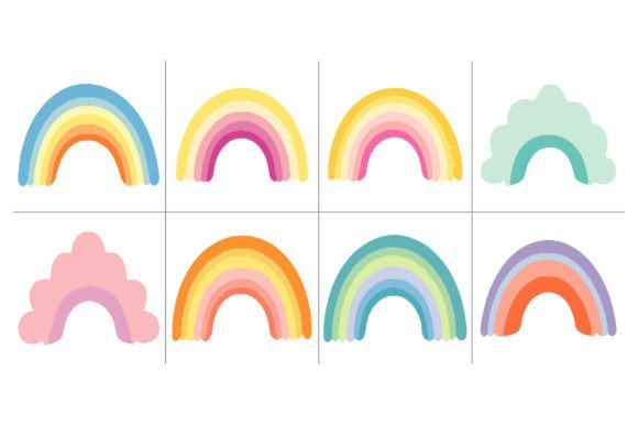 Download Baby Rainbow Svg, Boho Rainbow Clipart - Rainbow svg Collection