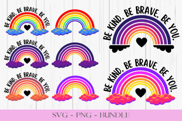 Download Rainbow SVG PNG Bundle - Rainbow svg Collection