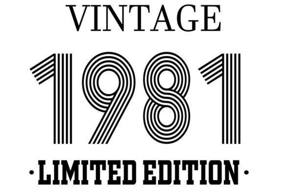 Download Vintage Since 1981 Svg, Birthday Svg, 41 - Vintage Collection