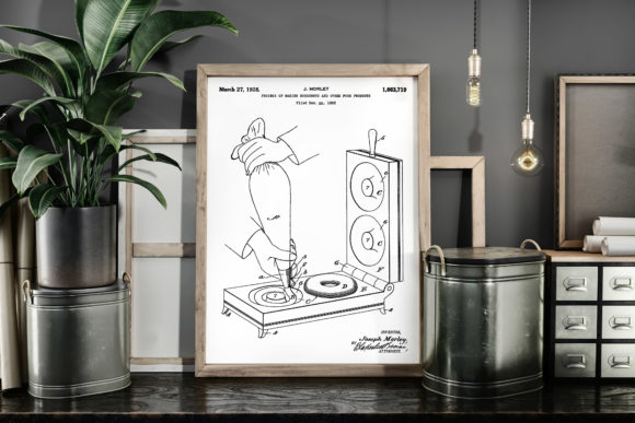 Download Doghnut Maker 1928 Vintage Patent Poster - Vintage Collection