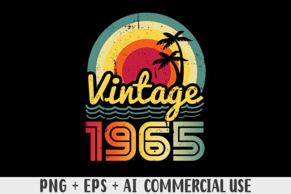 Download Vintage 1965 PNG Sublimation Design - Vintage Collection