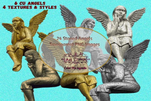Download 6 Vintage Angels Clip Art - Vintage Collection