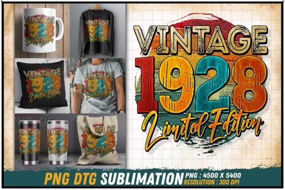 Download Vintage 1928 Limited Edition Retro Round - Vintage Collection