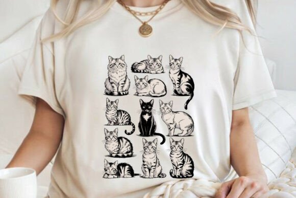 Download Cats 90s Vintage Tshirt Aesthetics SVG - Vintage Collection