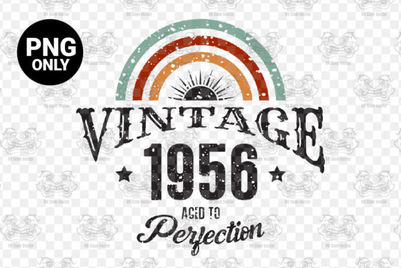 Download Vintage 1956, Aged to Perfection, Png - Vintage Collection